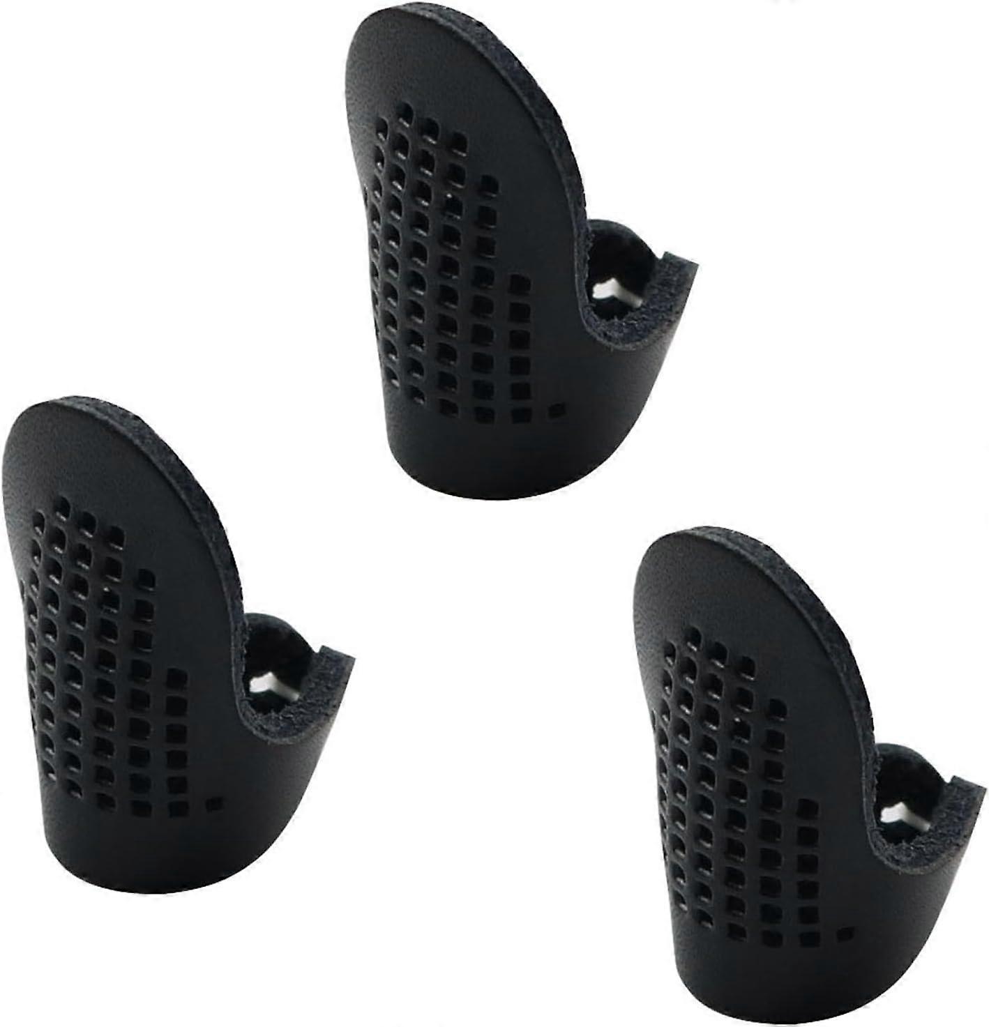 3PCS Leather Sewing Thimble Sewing Thimble for Sewing Finger Protector