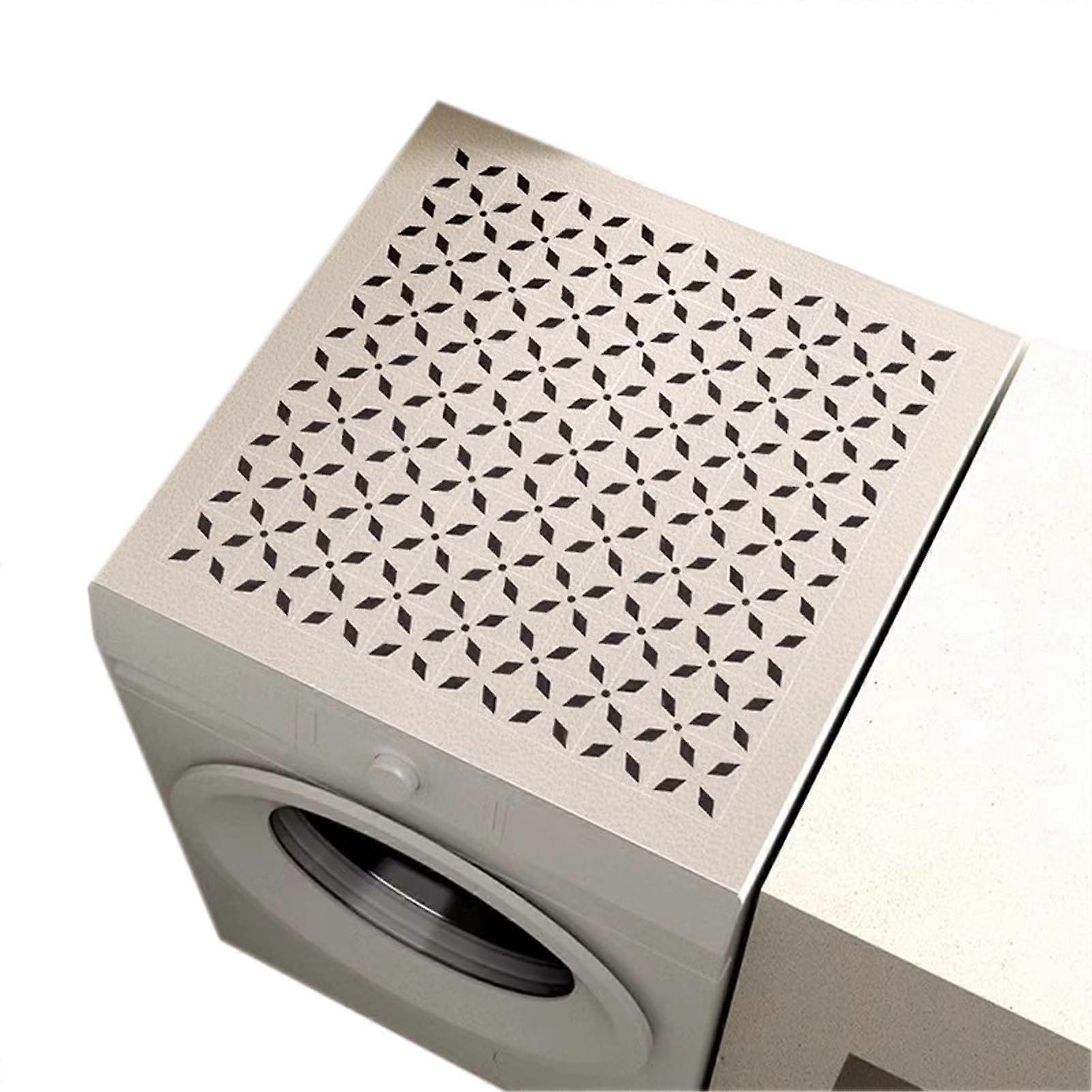 Waterproof NonSlip Washing Machine  Cover Mat, AntiScratch QuickDry Laundry Protector 30x40cm