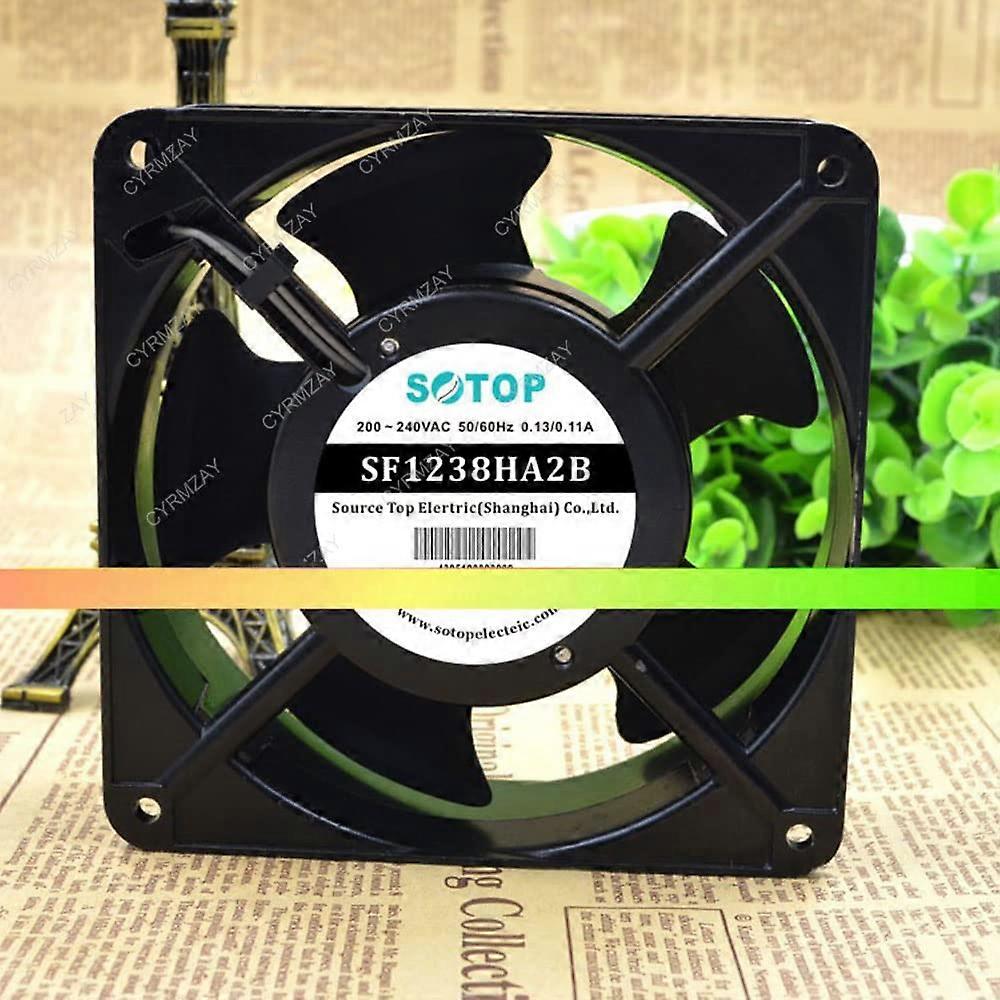 12CM Cooling Fan 220240V Replacement for SF1238HA2B, 2Wire, Easy Installation