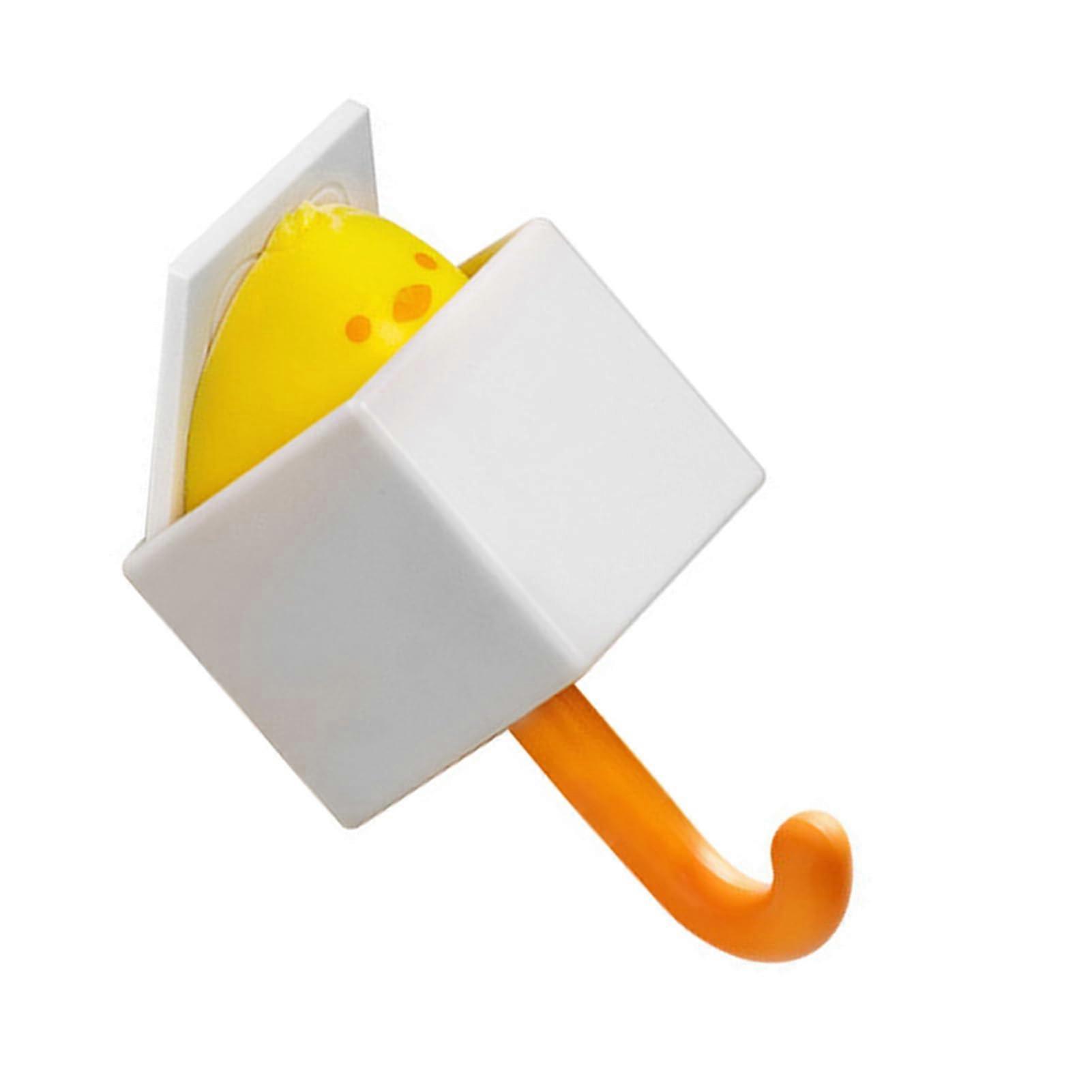 Cute Adhesive Wall Hooks No Drill Decorative Chicken Design for Bedroom SpaceSaving Organization