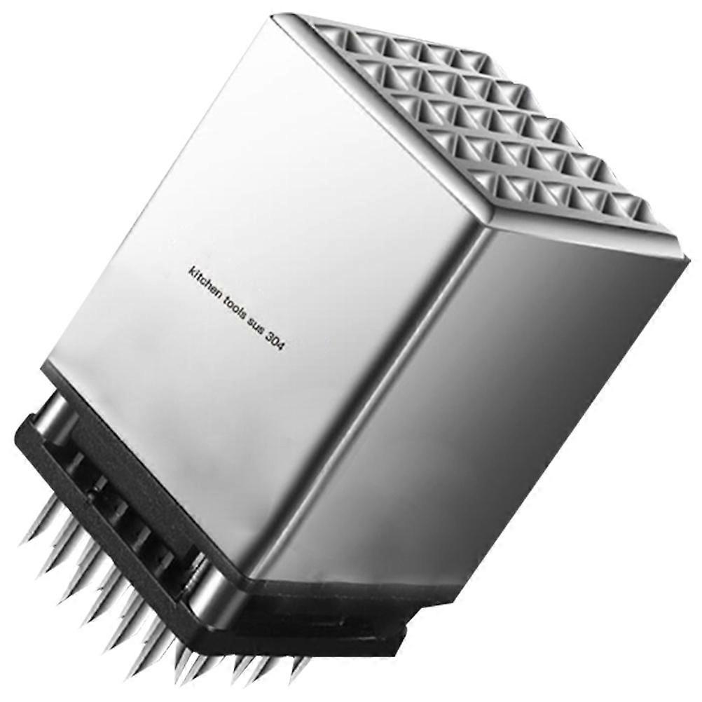 Meat Mallet Stainless Steel Double Sided Tenderizer for Home Use