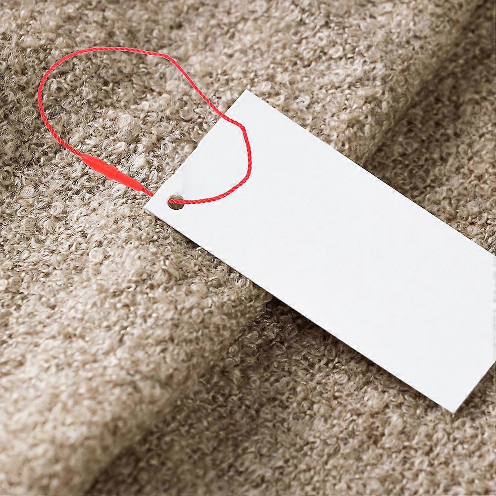 Handmade Red Lanyard String for DIY with 200Pcs Pendant Strings Pack