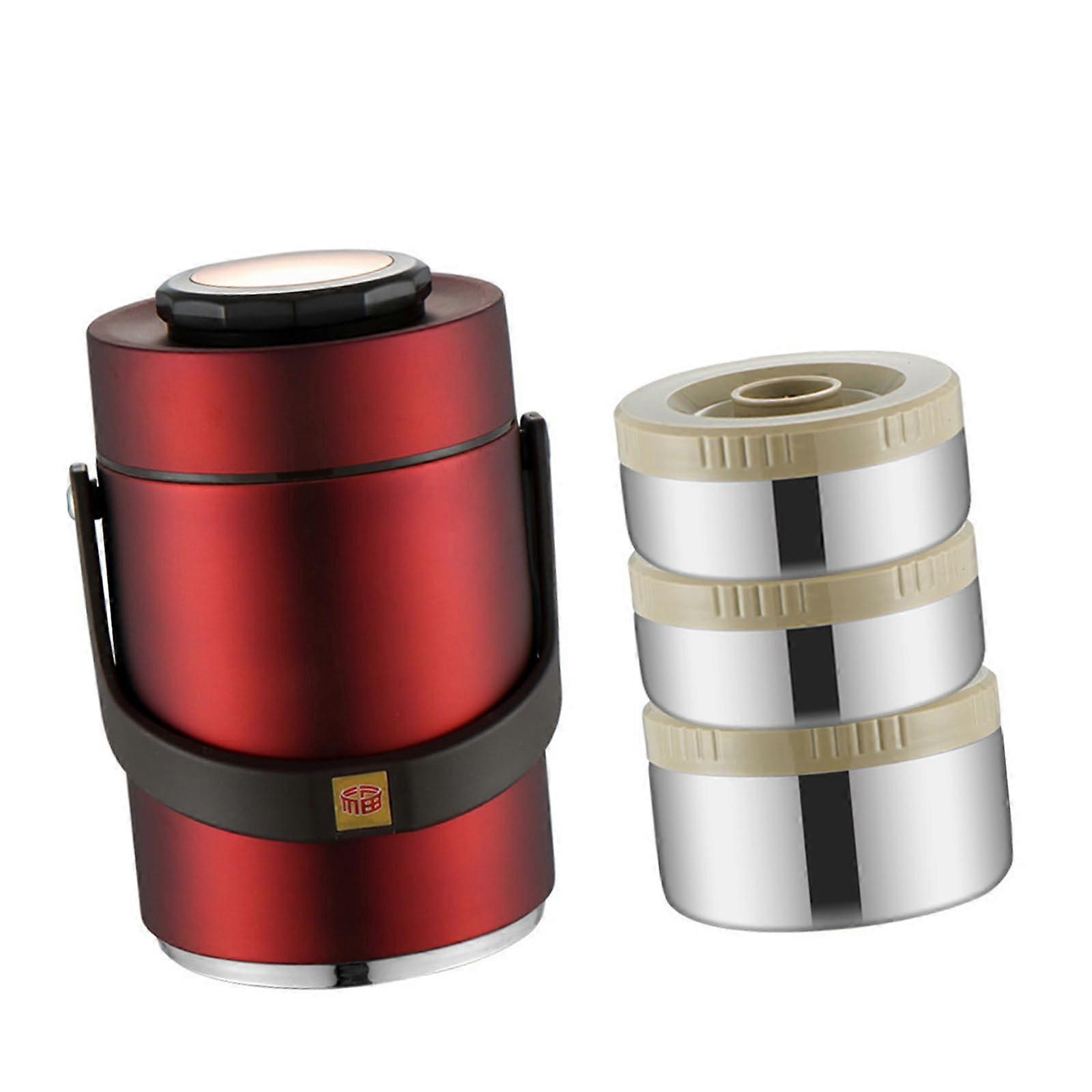 Insulated Lunch Box 2000ml Leak Proof Stainless Steel Bento Box with Stackable Thermal Design