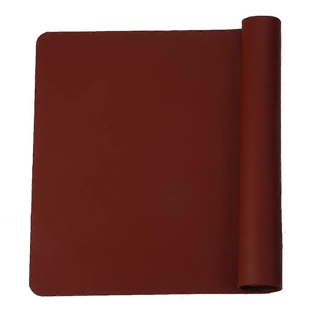 Silicone Placemats Heat Resistant NonSlip Dining Table Mats Rectangular AntiScalding Brown