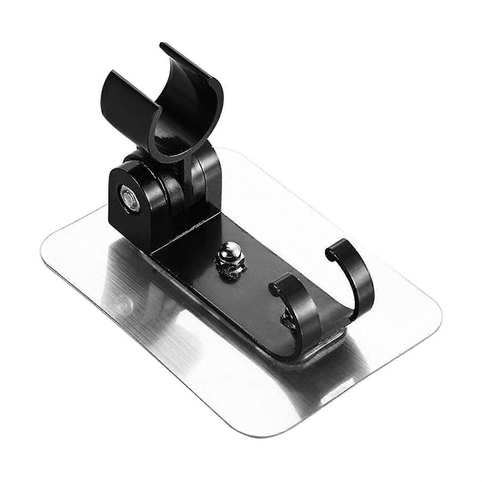 Adjustable RustProof Wall Mount Shower Head Holder Space Aluminum NoDrill Bathroom Bracket