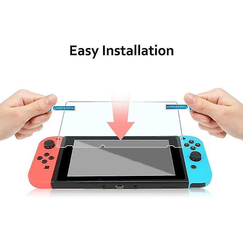 任天堂スイッチのための保護ガラス強化ガラススクリーンプロテクター任天堂スイッチOLEDガラスアクセサリースクリーンフィルム