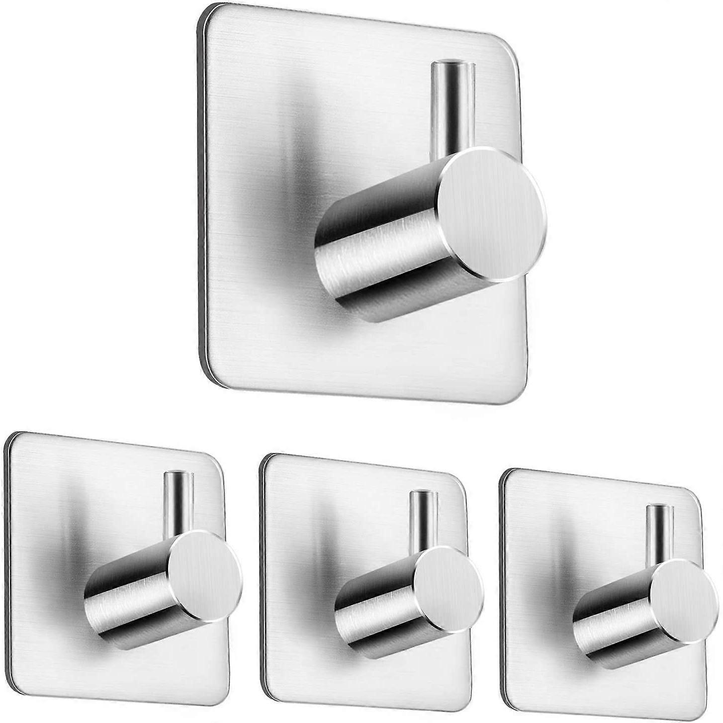 Towel rack without drilling, self-adhesive wall hook
