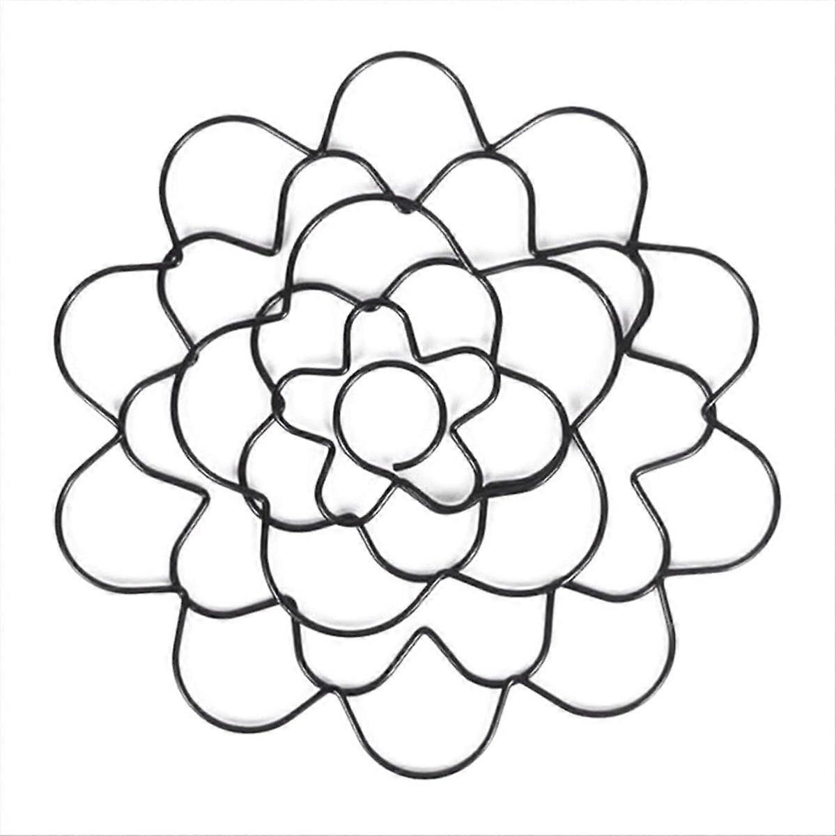 Wire Flower Arranging Tool- Flower Frog, Reusable, Black 6Inch