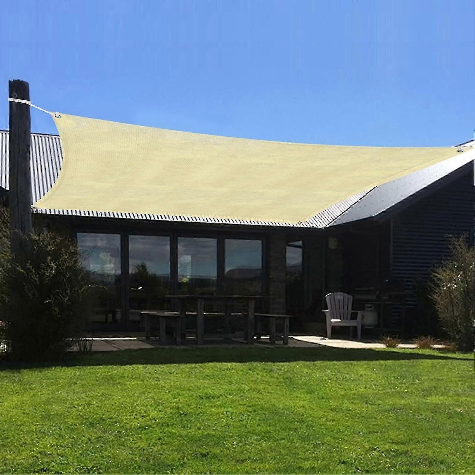 rectangle garden sun shade waterproof outdoor canopy cloth