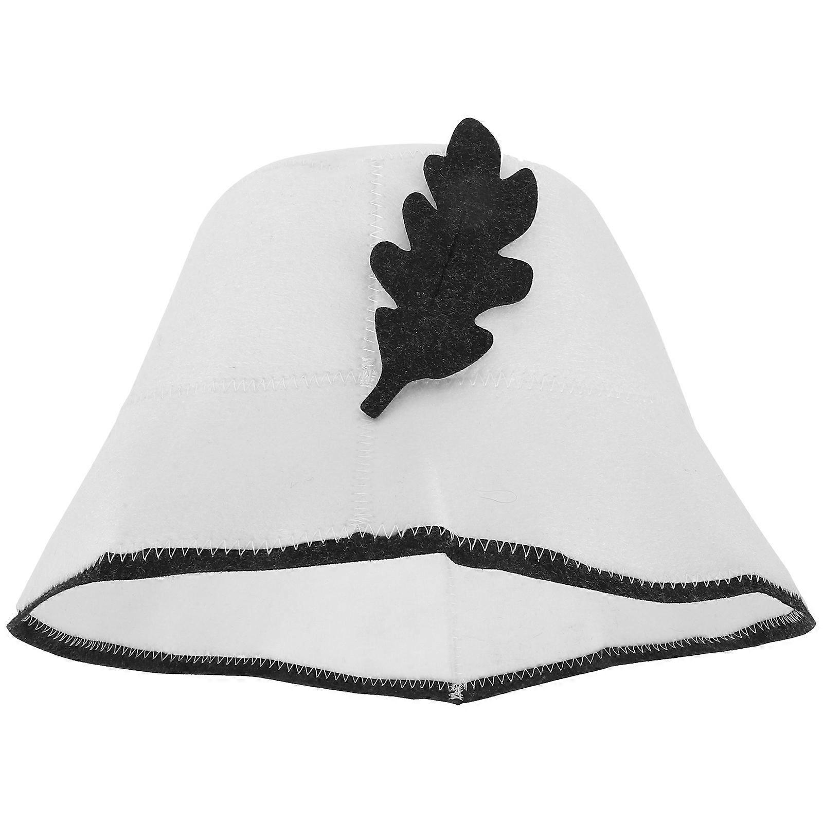 Shower Cap Sauna Hat Felt Quick Drying for 3Pcs Bathing Relaxation