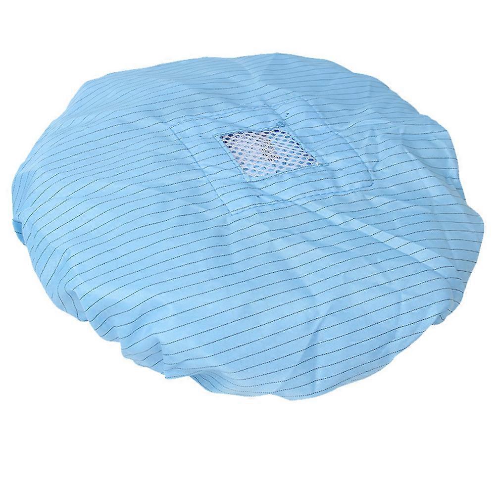 Breathable Chef Hat Anti-Static Cap for Protection Use 4Pcs Blue Work Hat