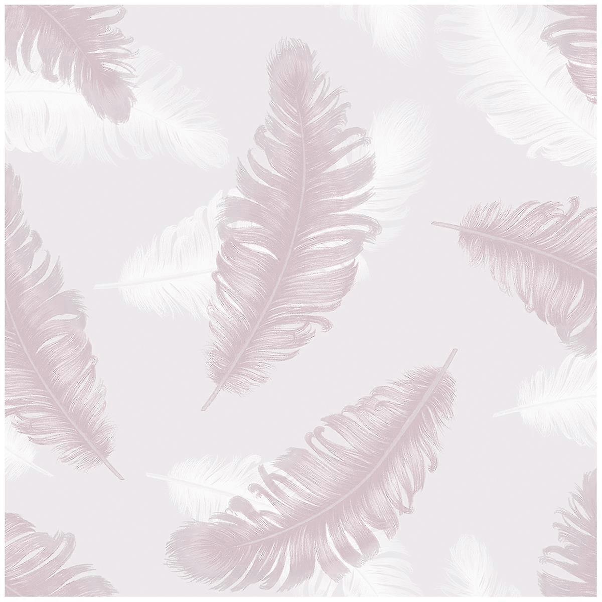 Feather Pink Wallpaper
