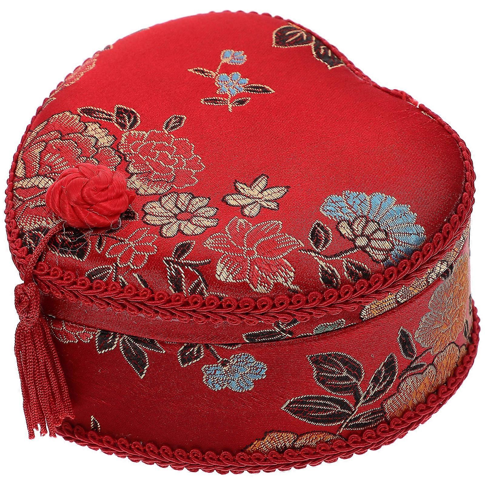 Jewelry Box Cloth Needlework Box for Storage Needle Tool Small Container