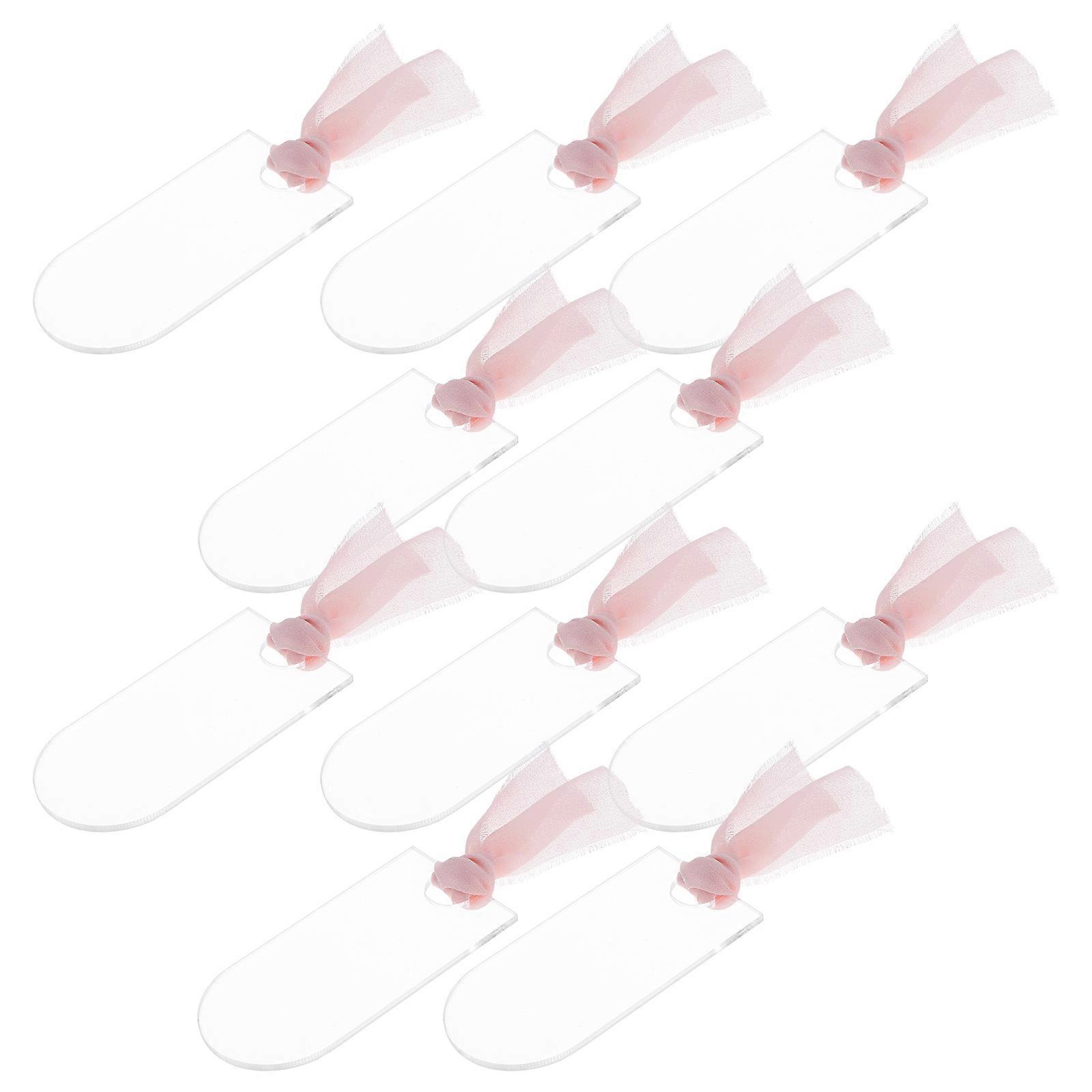 Transparent Acrylic Name Tags for Table Seating 20Pcs Reserved Signs