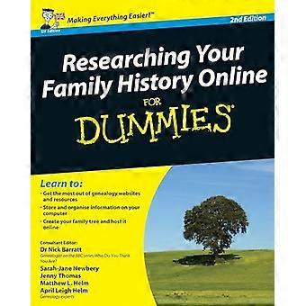 Onderzoek naar uw familiegeschiedenis Online voor Dummies, 2e editie (UK)