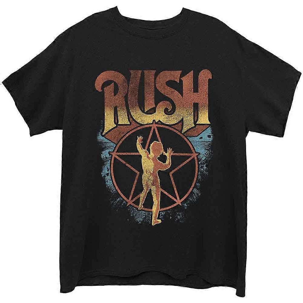 Rush 2112 Starman Gold T Shirt