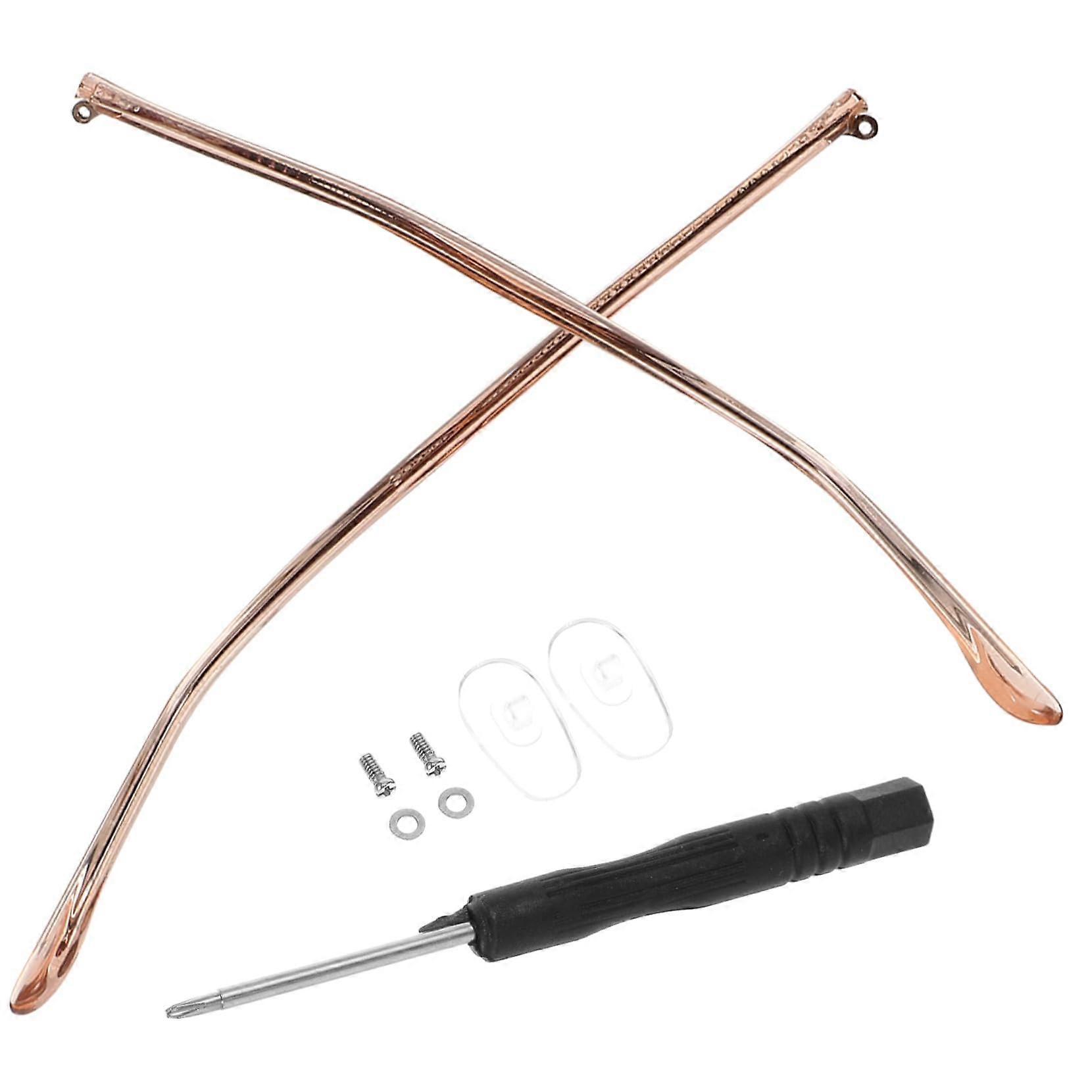 Glasses Arm Replacement with AntiSlip Strap and Comfortable Cushions, Universal Eyeglass  Kit