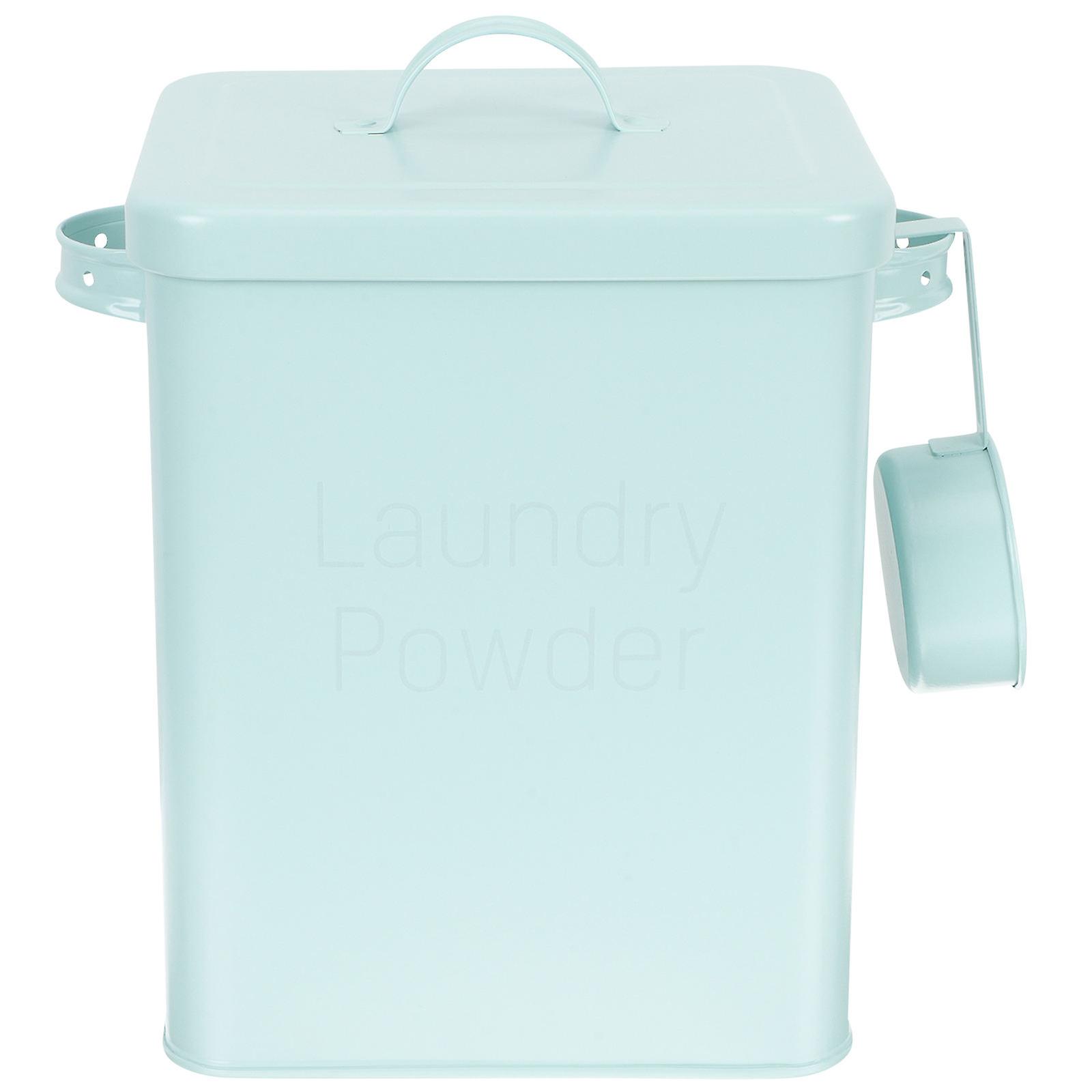 Laundry Detergent Box with Scoop for Home Storage Case