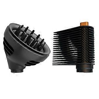 Difusor de ondas y rizos + peine tensor para accesorio Airwrap HS01 HS05 HS08 Herramienta de secado y peinado rápido para el cabello A