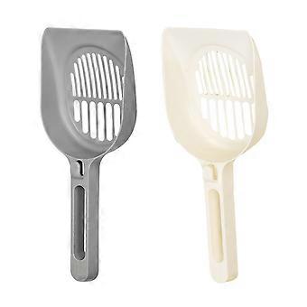 Cat Poop Plastic Scoop for Home Cleaning 2Pcs Set