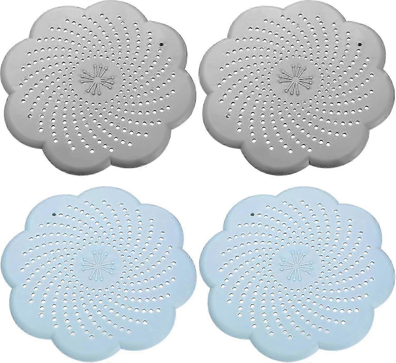 4Pcs Universal Silicone Drain Strainers, Silicone Drain Protector