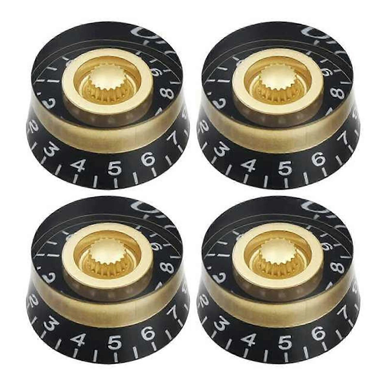 4pcs Acrylic Guitar Knobs for Volume Tone Speed Control Replacement