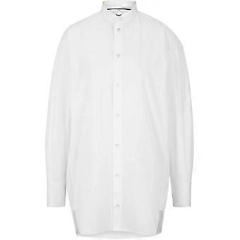 Boss Womens/Ladies High-Neck Relaxed Fit Long-Sleeved Blouse