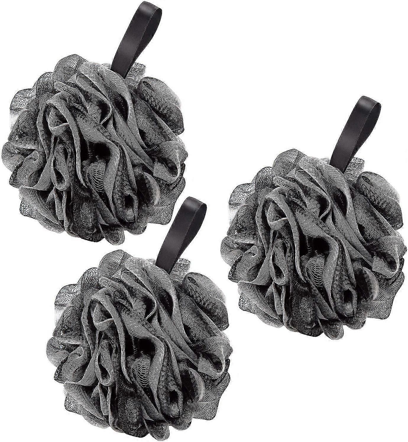 3 Pcs Frosted Exfoliating Sponge Balls
