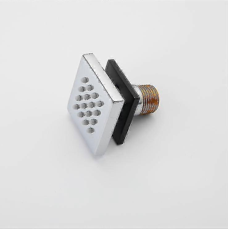 Rain Shower, Square Silver And Black