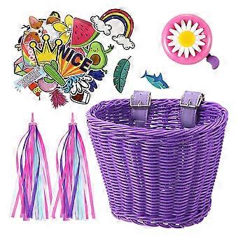 Kaesi 1 Set Fietsmand Multifunctioneel Afneembaar Schattig Stevig Stabiel Mooi Werk met 14/16 Inch Fiets Hangmand voor Fiets