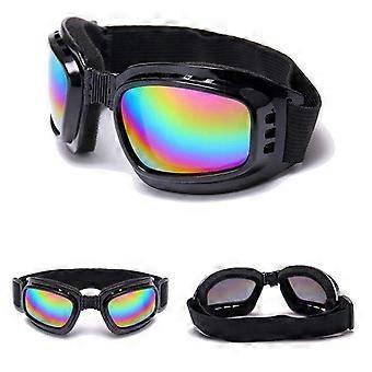 Protective Goggles 2 Pack Unisex Full Rim Sports Sunglasses for Skiing Cycling Climbing Multicolored