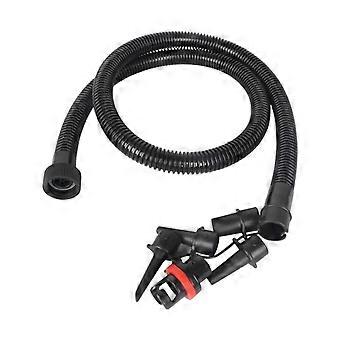 Tubo flessibile per pompa ad aria gonfiabile da 1,2 m, accessori per gonfiaggio, set di adattatori per pompa per paddle board, compatibile con salvagente per piscina, materassino in gomma per barca, kayak.