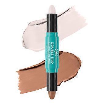 Waterproof Contour Stick and Blendable Highlighter for Long Lasting Makeup with Dual Ended Design