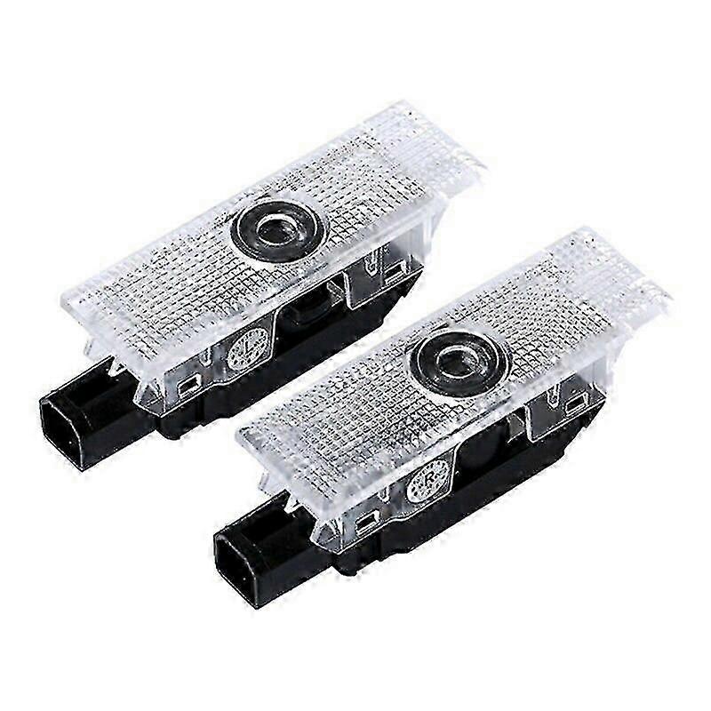 Door Welcome Courtesy Light 2PCS HD LED Step Projector Logo Kit