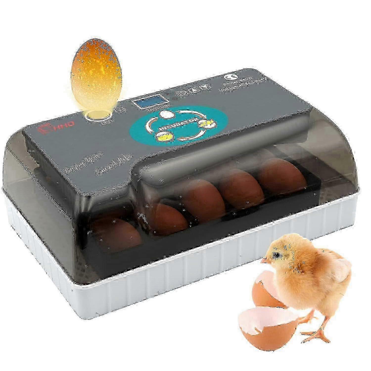 Egg Incubator compatible with 12 Eggs Auto-Turn System