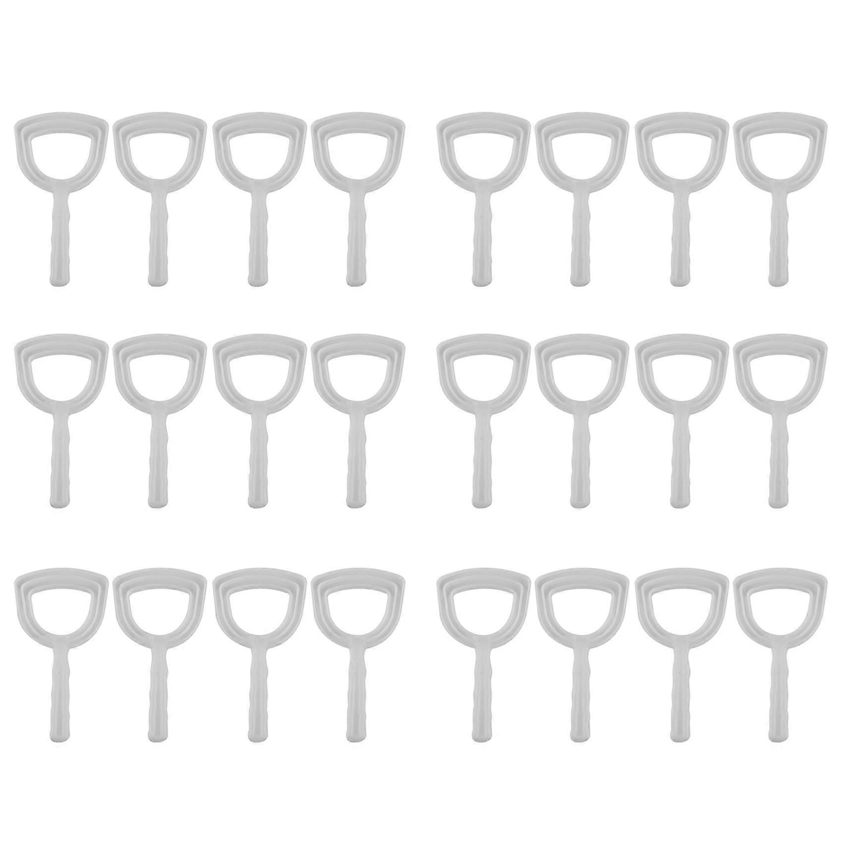 24X Meat Scraper Bone Dust Scraper Bone Scraper White Poly Scraper Bone Dust Remover Square Bone Dust Scraper