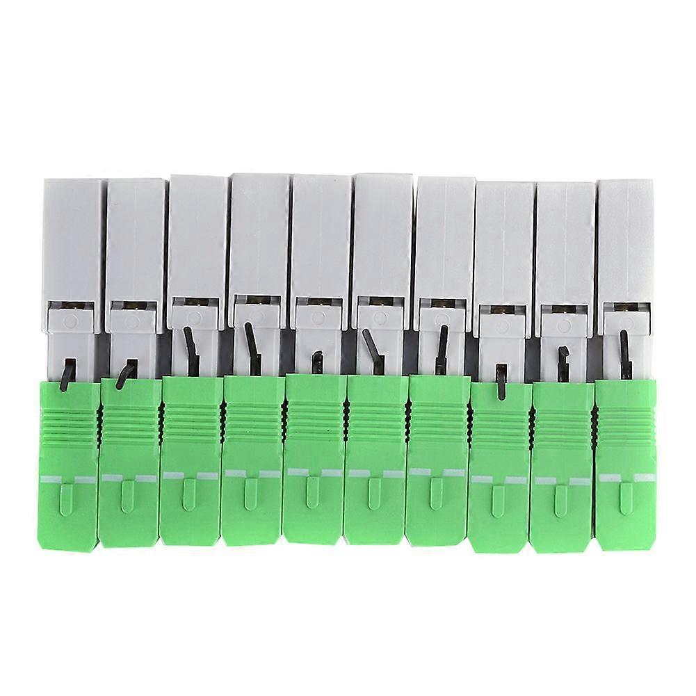 10Pcs Fiber Optic Quick Connector FTTH SC/APC Embedded Fast Cold Joint Adapter