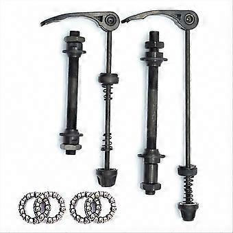 Quick-Release Operation for Secure Wheel Mounting | Bicycle Front and Rear Hollow Axle Quick Release Rod for Bead Rack Modification