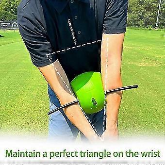 Golfschwungtrainer mit Ausrichtungsstab und Ball – Verbesserung der Schwungmechanik und -genauigkeit.C3