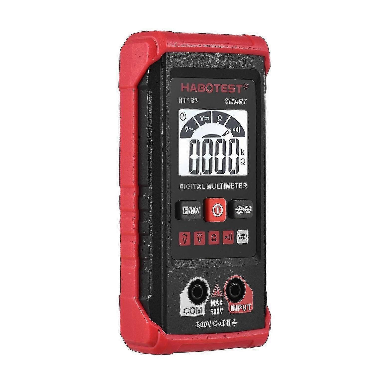 HT123 HABOTEST Digital Multimeter - 2,000 Counts, Auto Range, True RMS, LCD Backlight