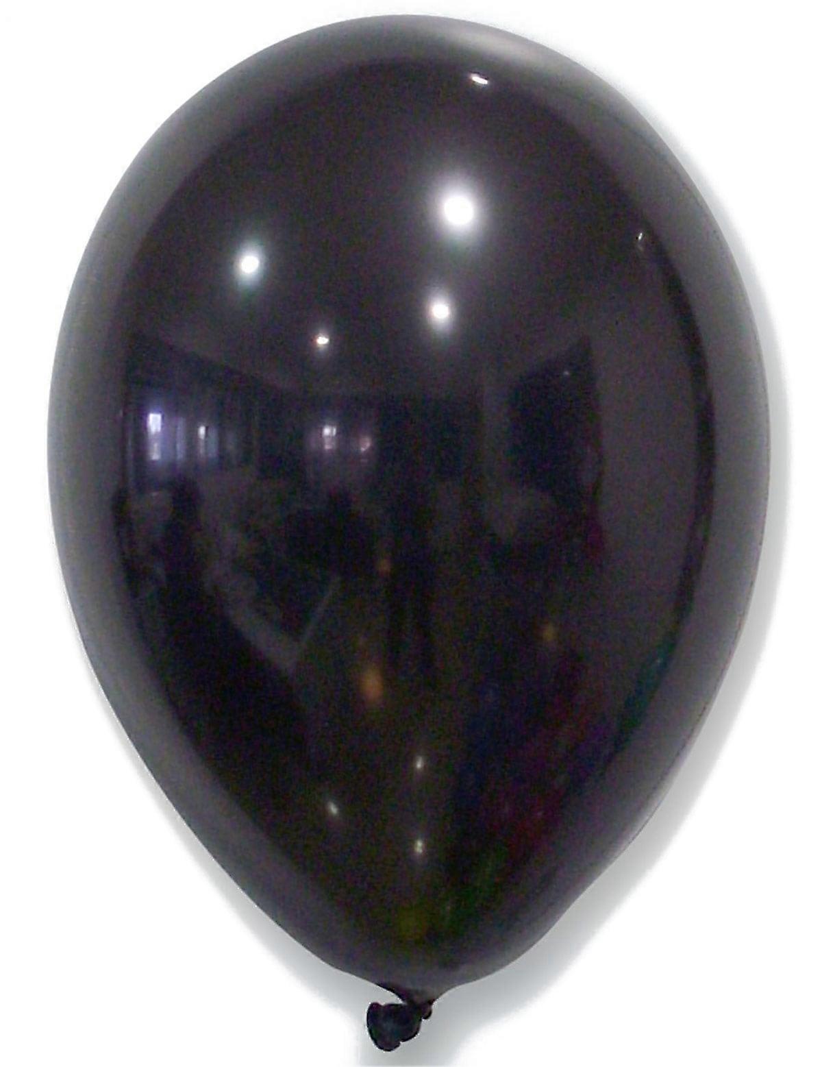 50 black balloons 30 cm