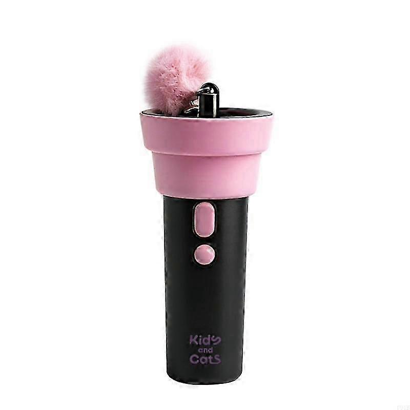 Automatic Cats Teaser Toy With Retractable Function And Replaceable Head For Interactived Play