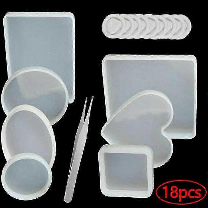 Soft-Touch Resin Coaster Casting Molds
