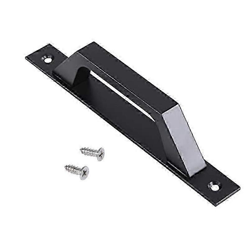 Rustproof Matte Black D-Shape Sliding Handles