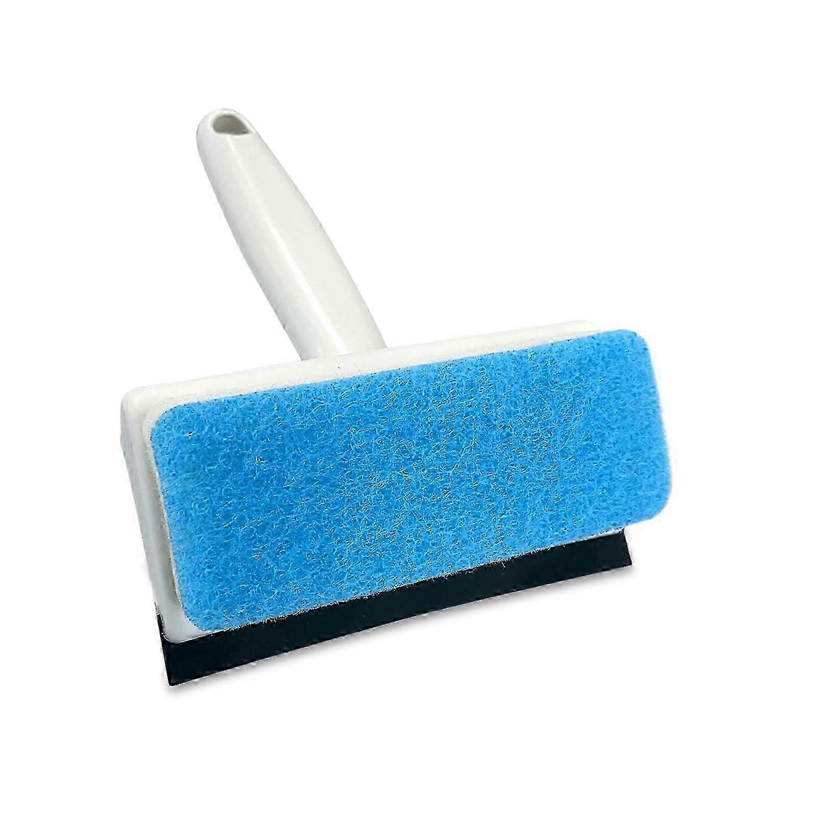 2-in-1 Cleaning Brush & Window Squeegee with Sponge Tool compatible with Mirrors Windows