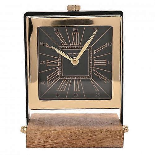 Wm.Widdop Table Clock On A Stand