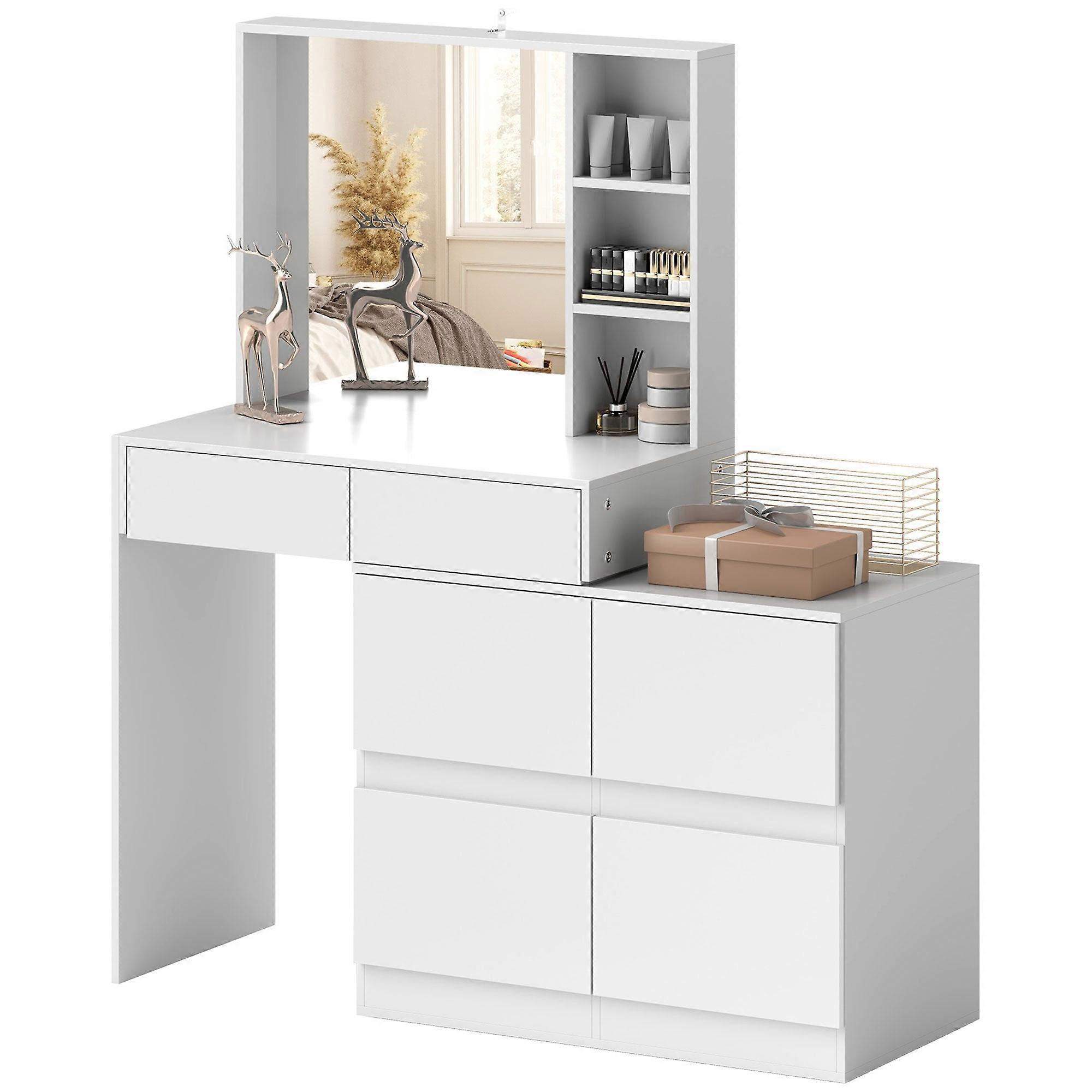 Make-Up Tafel - Schminktisch - Kaptafel - Vanity Table - Dressing Table - Wit