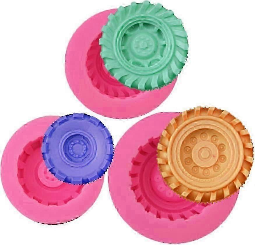 Flexible 3D Tire Cake Molds Set