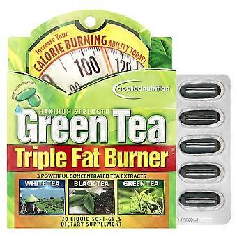 Applied Nutrition, Maximum Strength, Green Tea Triple Fat Burner®, 30 Liquid Soft-Gels