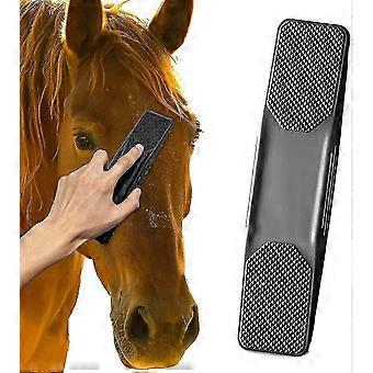 Removes Loose Hair, Mud, Sweat, and Dirt Horse Massage Brush for Horses, Cats, and Dogs